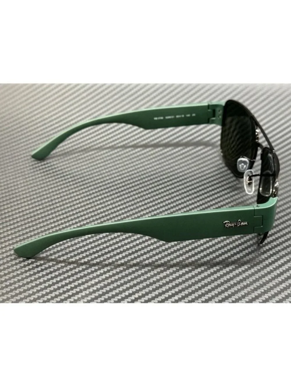 New Ray-Ban Men Black Green Sunglasses 59-18-140